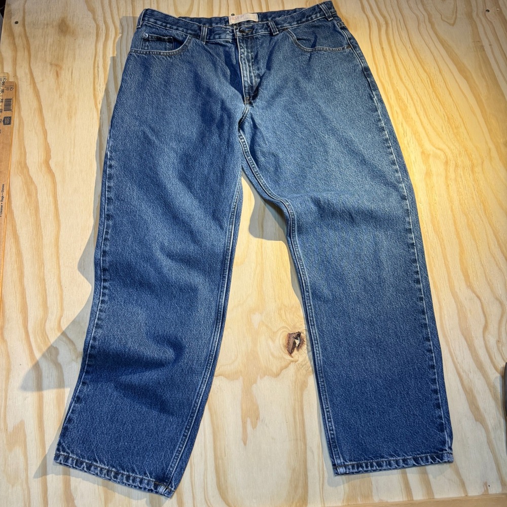 Y2K St. John's Bay Men's Easy Fit Straight Leg Denim Jeans Blue Size 38x30